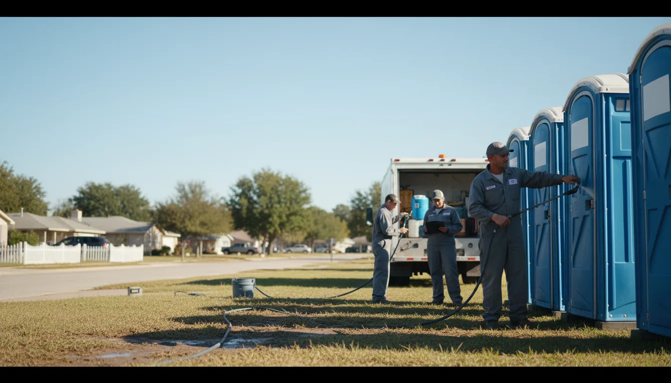 Long-Term Portable Toilet Rental in Sarah, MS near me